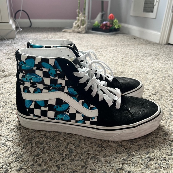 Butterfly High Top Vans - Picture 4 of 9